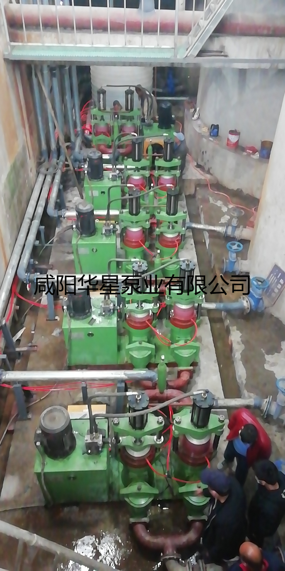 紡織廠使用YBH300節(jié)能柱塞泵現(xiàn)場