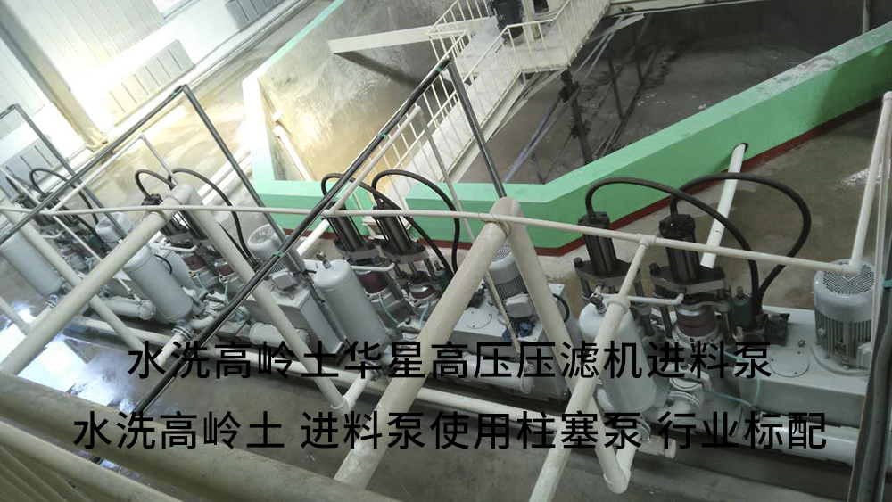 水洗高嶺土高壓壓濾機(jī)進(jìn)料泵3