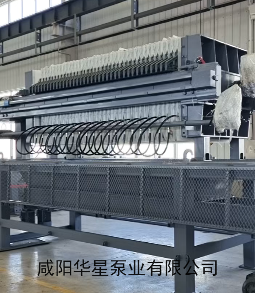 自動廂式隔膜壓濾機(jī) 含泥餅輸送設(shè)備和壓濾機(jī)操作平臺